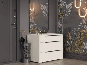 Комод с 3 ящиками Айри КМ-001 (кашемир) в Звёздочке - zvyozdochka.mebel-nsk.ru | фото
