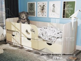 Кровать детская с ящиками 1,6 Минима Лего в Звёздочке - zvyozdochka.mebel-nsk.ru | фото