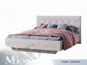Кровать двуспальная 1,6м Кимберли КР-13 в Звёздочке - zvyozdochka.mebel-nsk.ru | фото