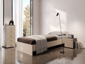 Кровать односпальная 0,9м Гиза в Звёздочке - zvyozdochka.mebel-nsk.ru | фото