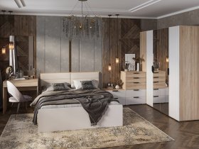 Модульная спальня Норд в Звёздочке - zvyozdochka.mebel-nsk.ru | фото