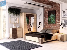 Модульная спальня Санремо в Звёздочке - zvyozdochka.mebel-nsk.ru | фото